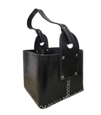 Bolso matero de cuero "diseño de caballo"