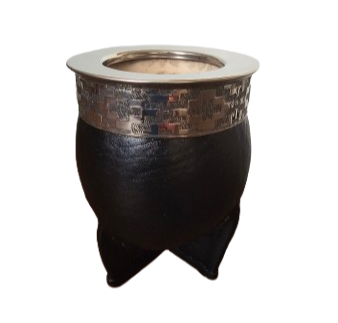 Mate imperial "interior de alpaca" negro