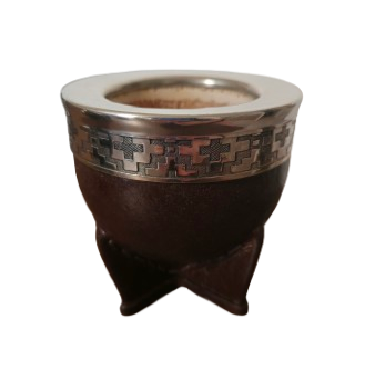 Mate imperial "interior de alpaca" café