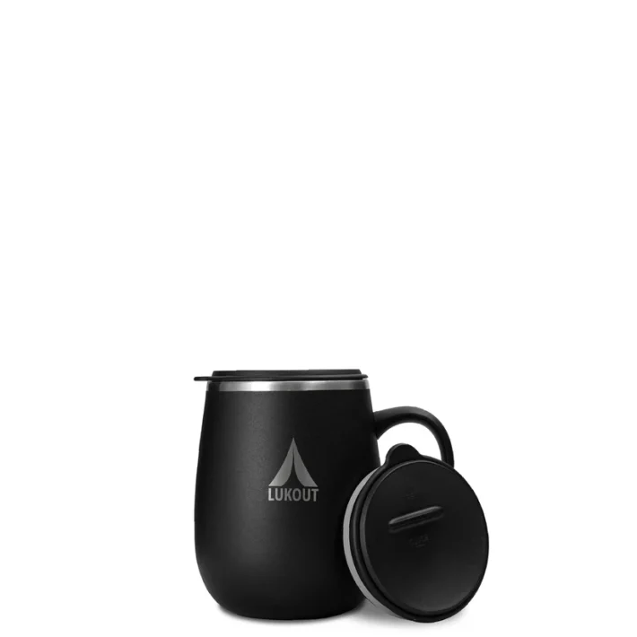 Taza Térmica Mug 470 ml "Lukout" NEGRO