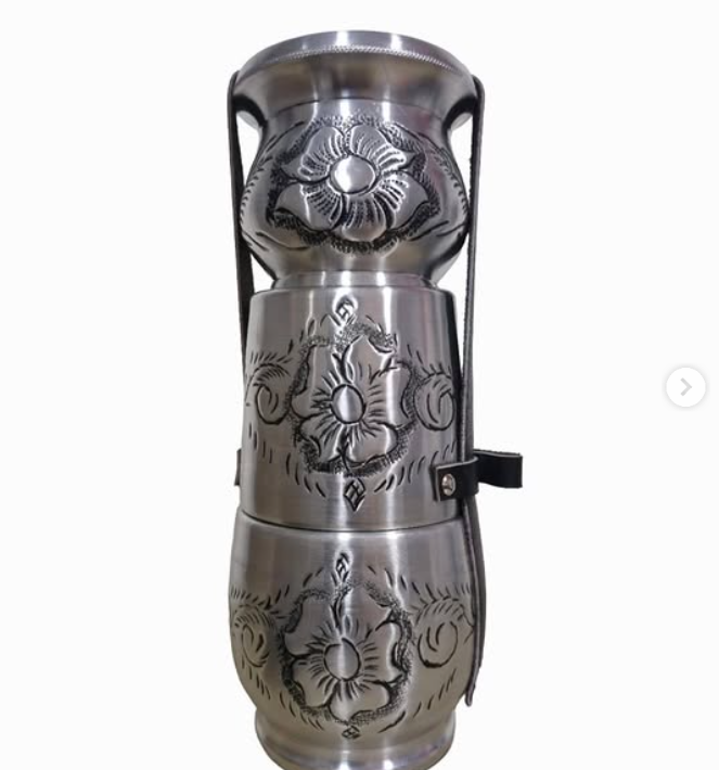 Yerbero triple 3 en 1 "diseño flor"