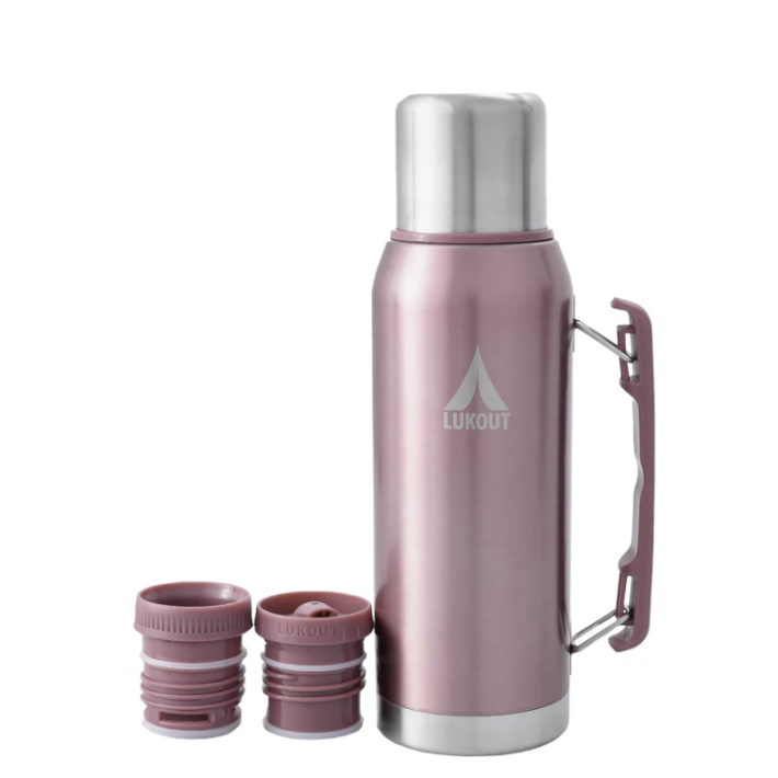 PRO Termo Handle 1000 ml "Lukout" METAL PINK