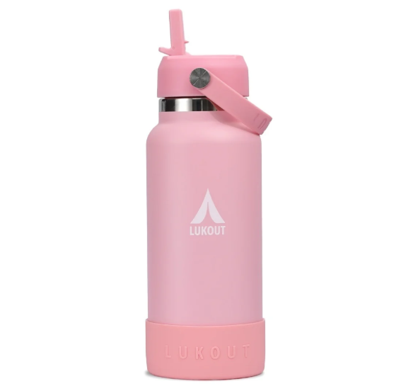 Botella boca Ancha 946 ml ROSADO PASTEL